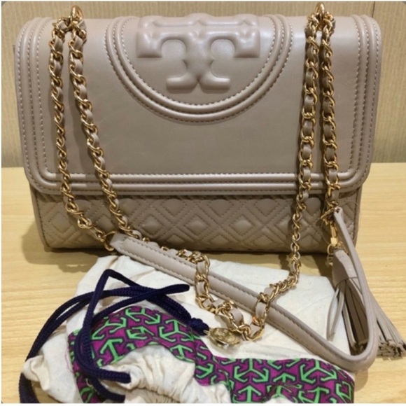 💯 Authentic TORY BURCH Fleming Convertible Shoulder Bag - Picture 2 of 16